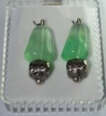 Fluorite Ear rings of Energy and wealth