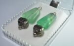 Fluorite Ear rings of Energy and wealth.