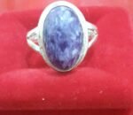 charoite silver ring spiritual powers