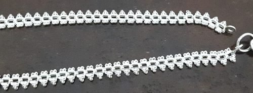 Indian Style Silver Anklets (pazaib) ST4