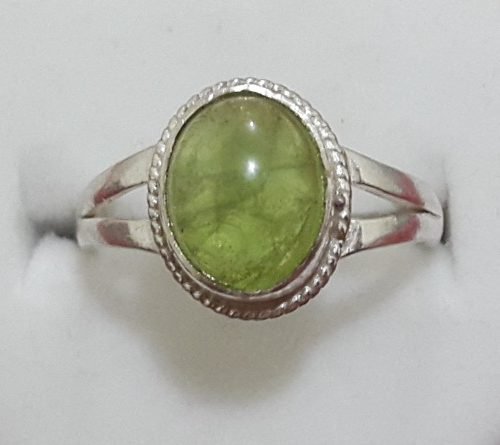 Peridot Silver Ring