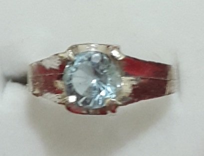 usa . aquamarine ring